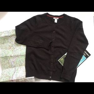 Brown cashmere cardigan